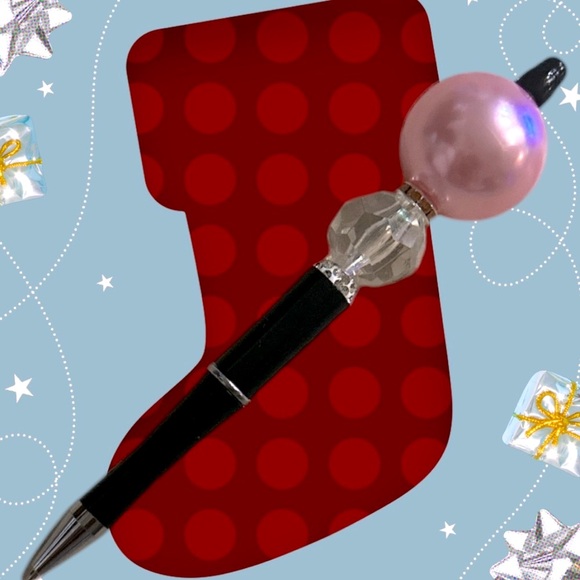 Handcrafted Beaded Ink Pen - Picture 1 of 4